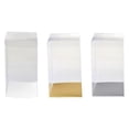 thumbnail image 1 of Clear PVC Plastic Favor Box with Card Bottom 4x4x6 Inch (12 pieces), 1 of 1
