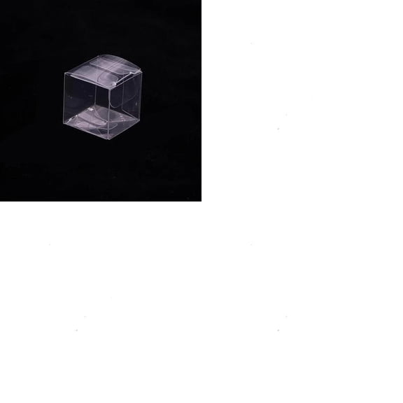 Clear PVC Plastic Storage boxes for Gift Packaging Square 10x10x10cm 8pcs