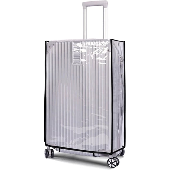 Clear PVC Suitcase Cover Protectors, Waterproof Transparent Luggage Cover Travel Suitcase Wrap Luggage Sleeves for Wheeled Suitcase