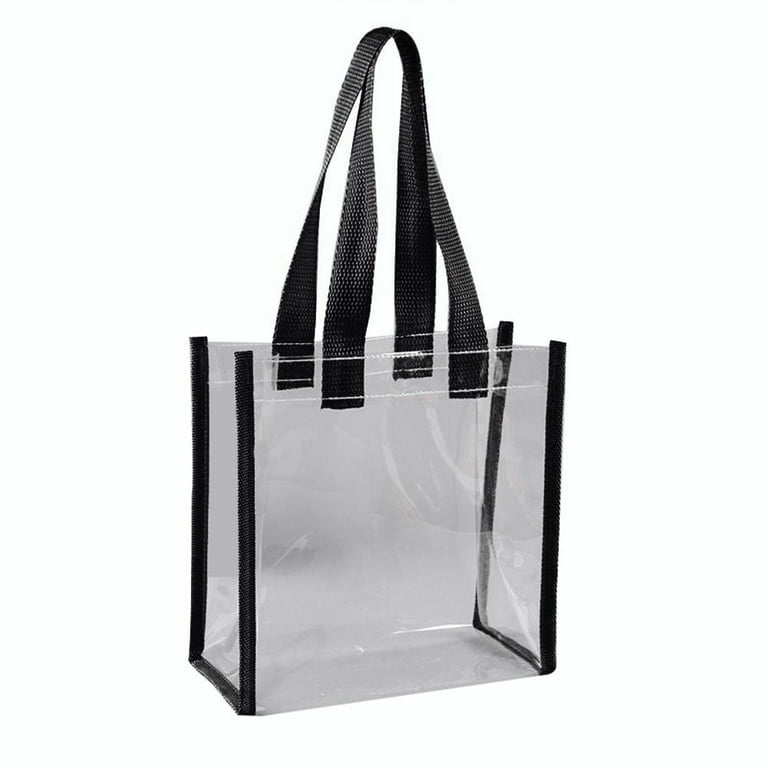 Clear PVC Tote Bag Handbag Lightweight Top Handle Shopping Bag Shopping BagK9 Walmart
