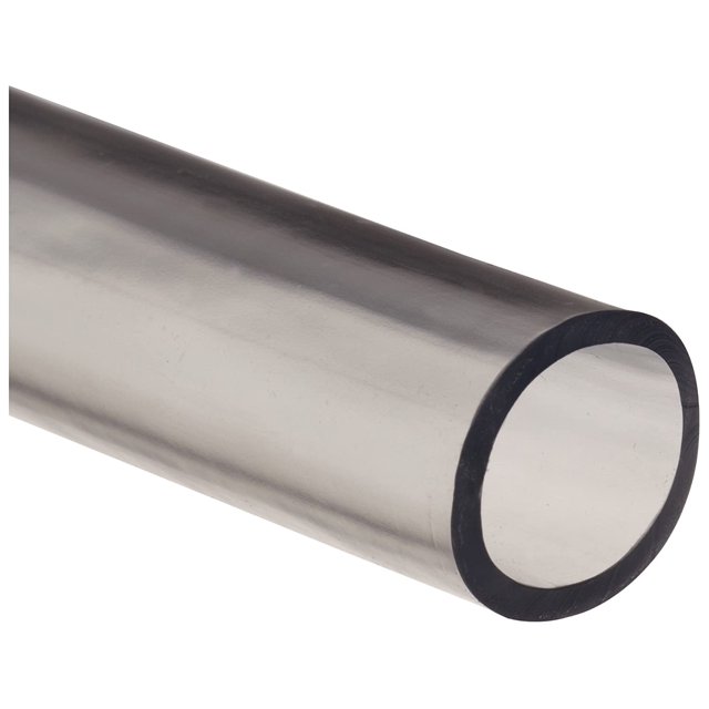 Clear PVC Tubing, 3/8" ID, 1/2" OD, 1/16" Wall, 100' Length