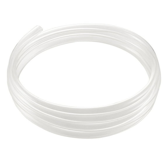 Clear PVC hose 1/2 inch inner diameter x 5/8 inch outer diameter 10 feet, flexible vinyl pipe, air/water delivery pipe