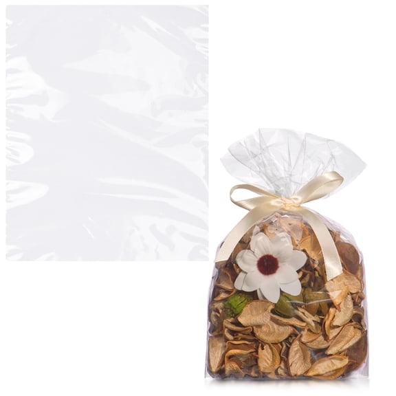 Clear Poly Packing Bags, 2 Mil Open Top Shipping Envelopes, 1000 Count, 12 x 15 in