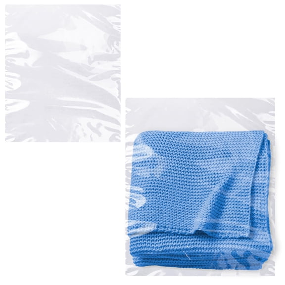 Clear Packing Bags, Open Top Poly Mailers, 500 Count, 18 x 20 in