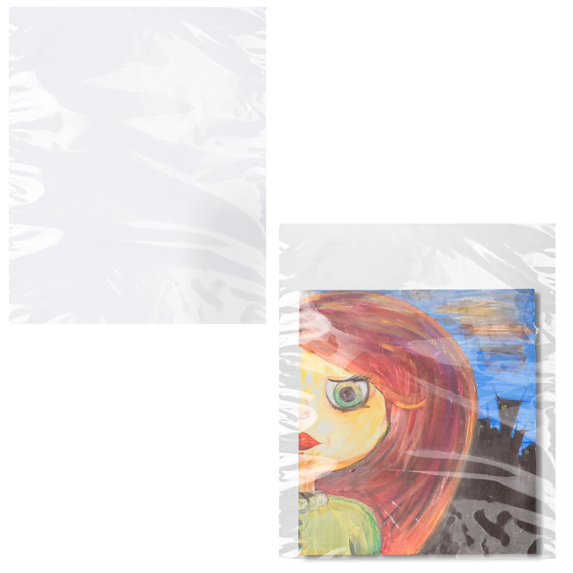 Clear Packing Bags, Open Top Poly Mailers, 2 Mil, 500 Count, 20 x 24 in