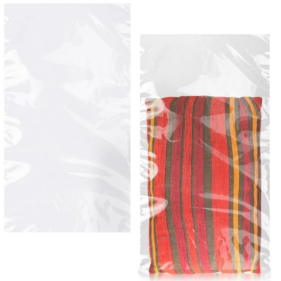 Clear Packing Bags, 20 x 36 Inches. Pack of 250 Clear Poly Mailers. 2 Mil Clear Shipping Bags with Open Top. Waterproof Clear Packaging Bags for Small Items