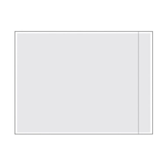 Clear Packing List Envelopes, 9.5" x 12", 2-Mil Polyethylene, Tear-Resistant w Peel-off Full Adhesive Backing (Laddawn 3898) - Case of 500
