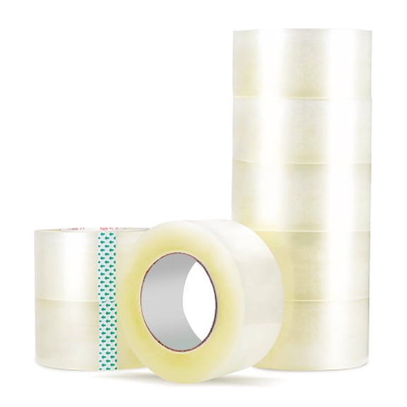 Clear Packing Tape 6 Rolls,1.88 inches Wide,43-3/4 Yards Per Roll,Transparent Heavy Duty Packaging Tape for Shipping Packaging Moving Sealing,Box and Carton Sealing,262 Total Yards(As shown)