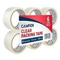 thumbnail image 1 of Clear Packing Tape - Heavy Duty Packaging Tape for Shipping, Packaging, and Sealing, 1.88 In x 60 Yards, 2.7mil Thick, For Personal and Professional Use, Thick Clear Packing Tape, 6 Tape Rolls, 1 of 4