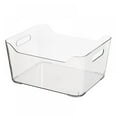 thumbnail image 1 of Clear Pantry Storage Organizer Bins, Plastic Food Storage Bins with Handle for Kitchen,Refrigerator, Freezer,Cabinet Organization and Storage, 1 of 6