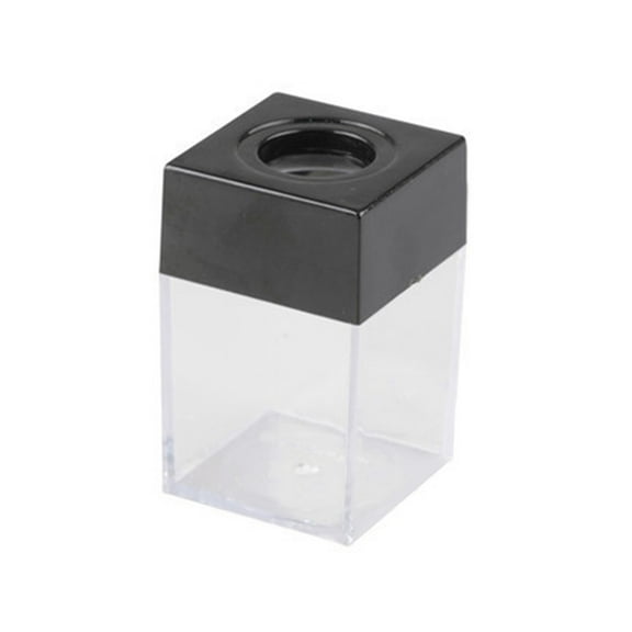 Clear Paper Clip Dispenser Pushpin Storage for Case Thumbtack Dispenser Metal Pin Holder Box