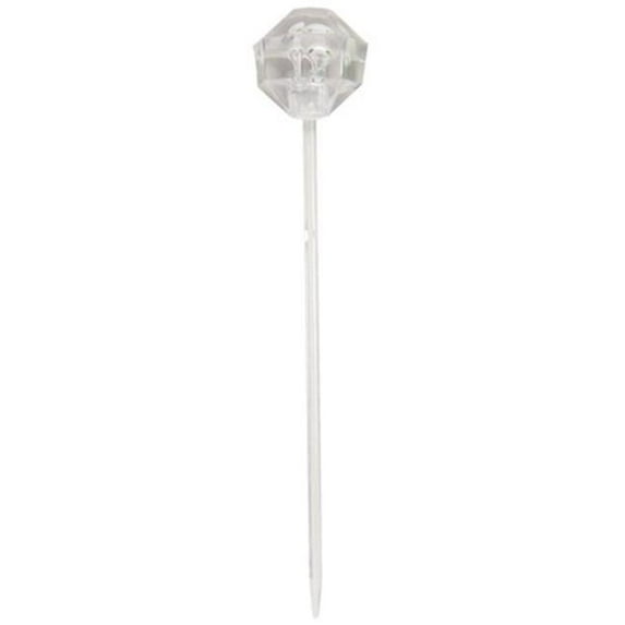 Clear Party Picks, Diamond Shape - Case of 96