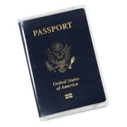 Clear Passport Cover Plastic Passport Protector Vinyl ID Card Protector Case Holder Travel Pack of 6
