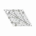 thumbnail image 1 of Clear Patchwork Ruler 60 Degree Quilting Template Sewing Ruler, 1 of 11