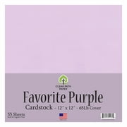Pearlescent Light Pink Cardstock - 12 x 12 inch - 105Lb Cover - 10 Sheets -  Clear Path Paper