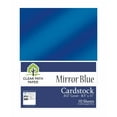 Clear Path Paper MMF7 Mirror Blue Cardstock 8.5 x 11 inch .012