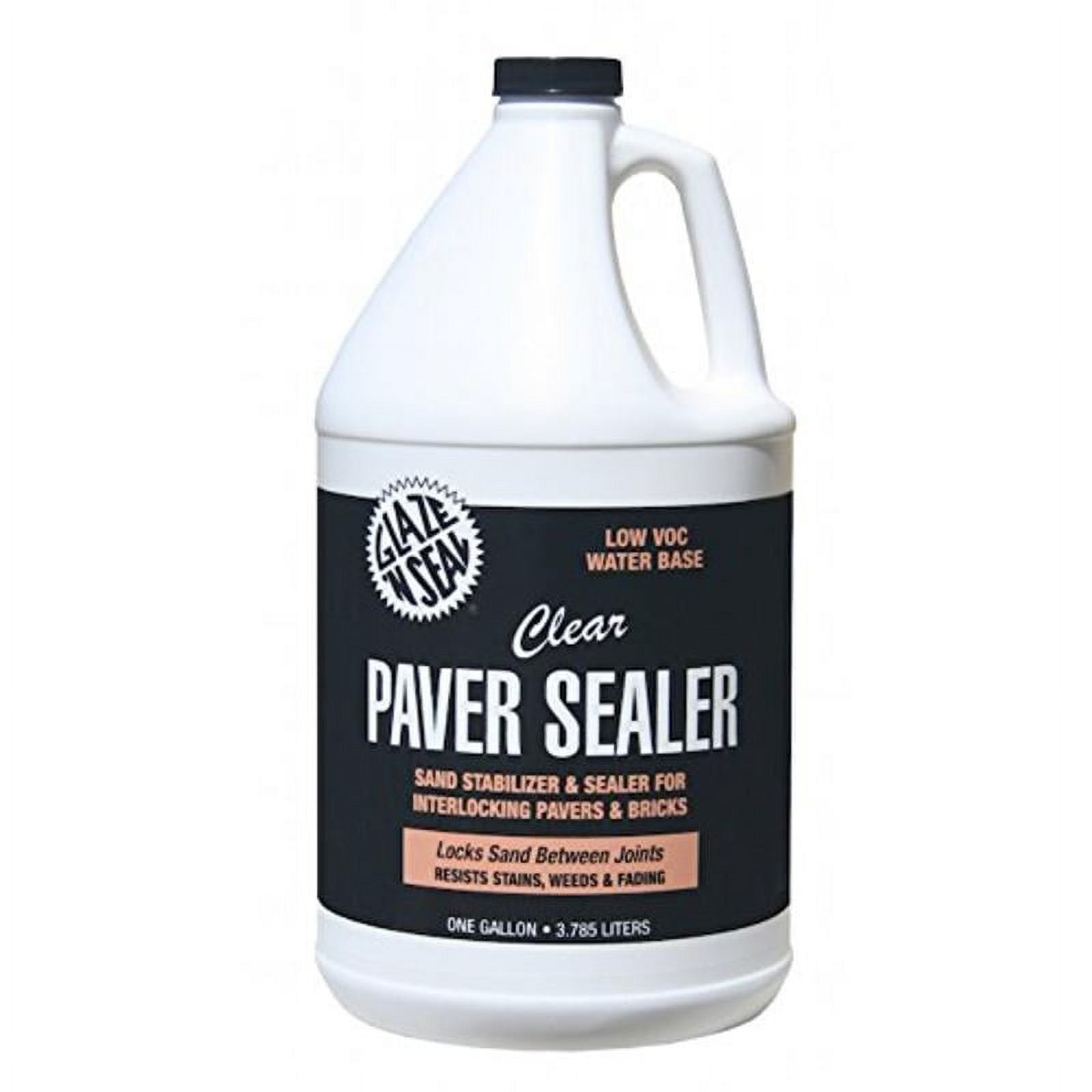 Clear Paver Sealer Gallon, 128 oz. Plastic Bottle Glaze 'N Seal 153