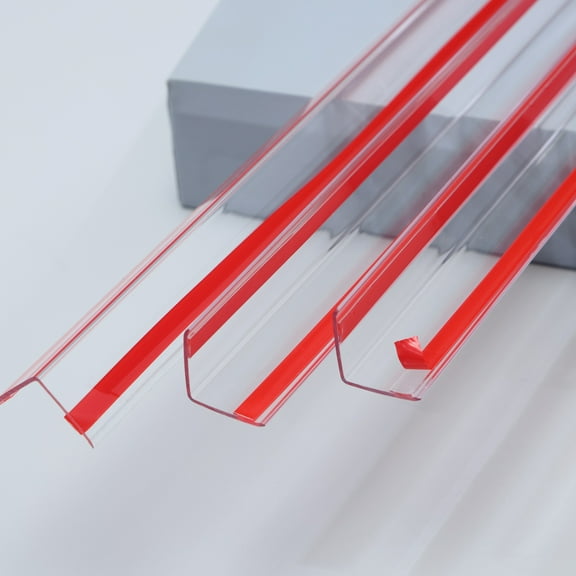 Clear Peel and Stick L Molding Corner Guards with 90° Angle for Wall Door Frame Cabinet Baseboard Protection and Decoration, 2.9ft x 1.2in (3Pcs)