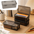 thumbnail image 1 of Clear Pencil Box - Extra Large Capacity Plastic Pencil Case with Snap-Tight Lid Stackable Design, 1 of 8