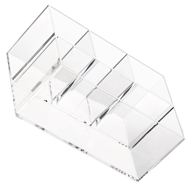 Clear Pencil Holder Makeup Brush Holder Desktop Stationery Organizer