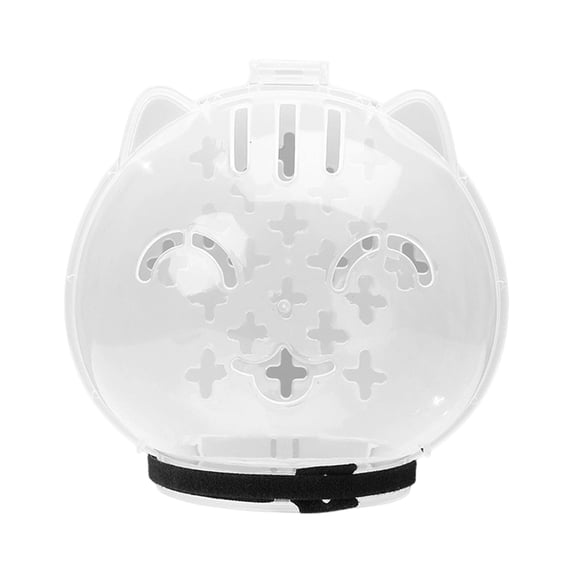 Clear Pet Muzzle Space Helmet with Breathable Space Helmet Design, Grooming Face Mask for Vet Visits, Cute Pet Cat Supplies 1 Pack