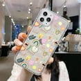 thumbnail image 1 of Clear Phone Case For iPhone 15 Case iPhone 13 14 11 12 15 Pro Max 12 13 Mini XR X XS Max 7 8 Plus SE Shockproof Love Heart Cover, 1 of 7