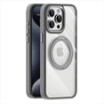 thumbnail image 1 of Clear Phone Case for iPhone 16 Pro Max with Stand, [Include 1X Screen Protector] Support Wireless Charging Magnetic Phone Case with Kickstand Shockproof Protective for Apple iPhone 16 Pro Max, Gray, 1 of 8