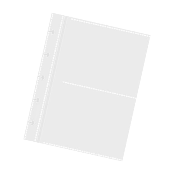 Clear Photo Album Display for Desk or Shelf with 3Inch 2 Slot Design and 10 Expandable Page Photocard Binder Book