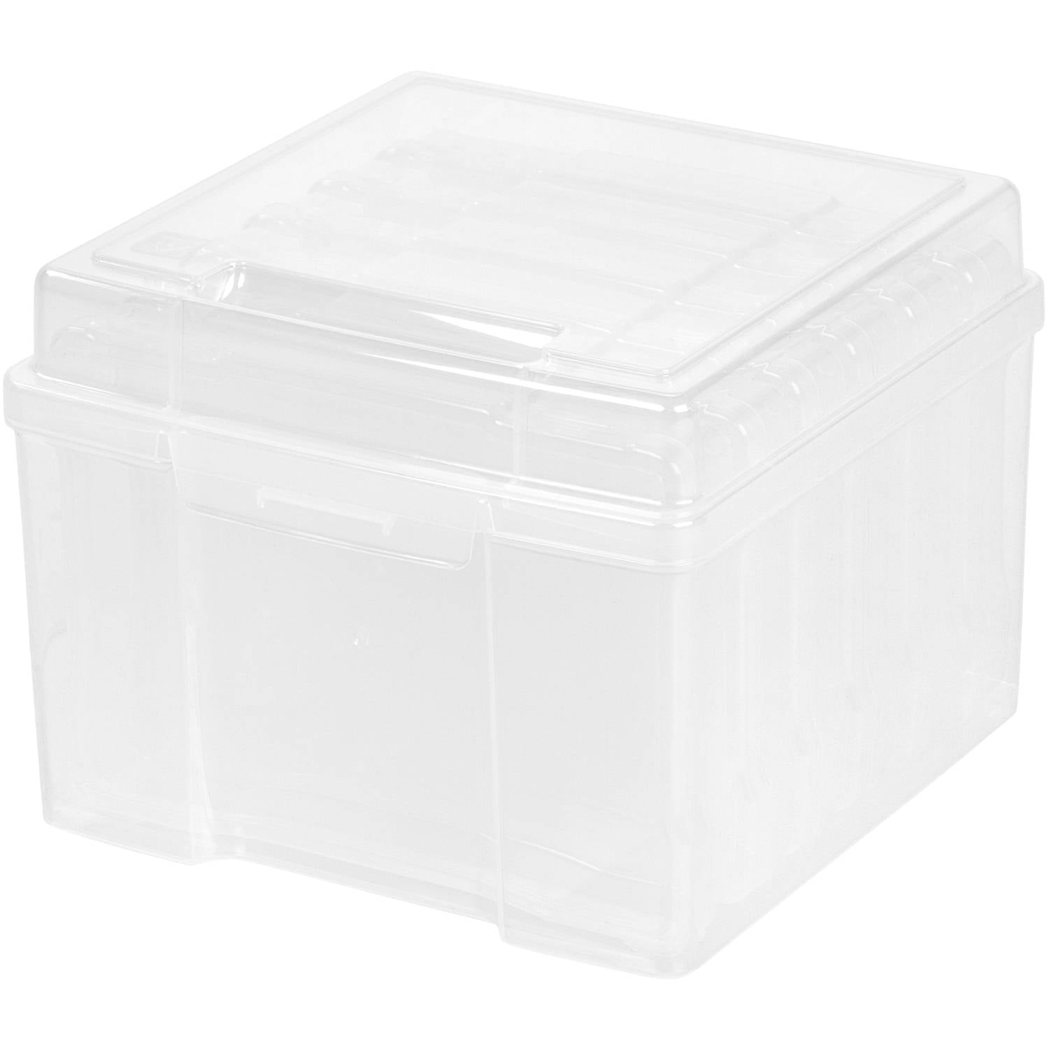 Clear Photo Case 5" x 7" Photo Storage and Craft Keeper with 7 Inner