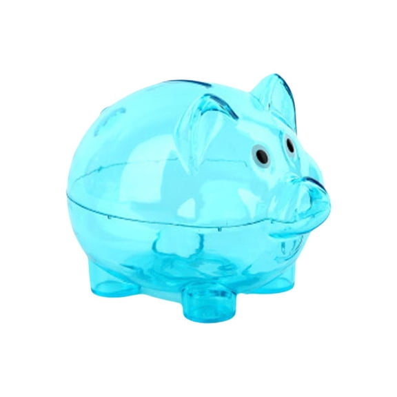Clear Pig Plastic Piggy Money Bank Small Piggy Bank Money Boxes