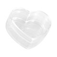 thumbnail image 1 of Clear Plastic Acrylic Bath Bomb Mold Shells Molding Balls Fillable Christmas Tree Ornaments DIY Bath Bomb Molds (Flat Heart), 1 of 8