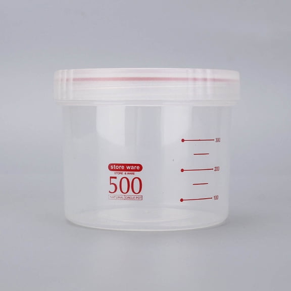 Clear Plastic Airtight Transparent Food Storage Snack Cans – 3 Pack, Grain Storage Sealed Jars with Lids, BPA Free, Stackable, for Cereal Flour Rice Sugar, Kitchen Pantry Organization