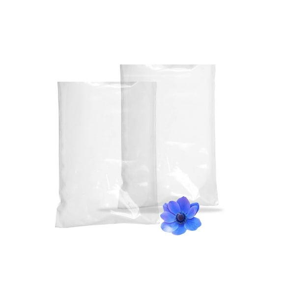 Clear Poly Bakery Bags, 4 Mil Heavy-Duty Open Top, 1000 Count, 9 x 18 in