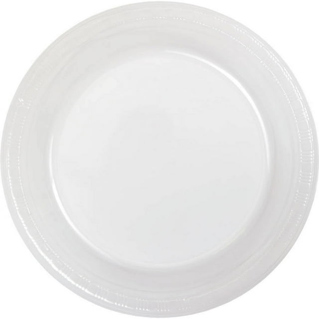 Clear Plastic Banquet Plates, 20Pack