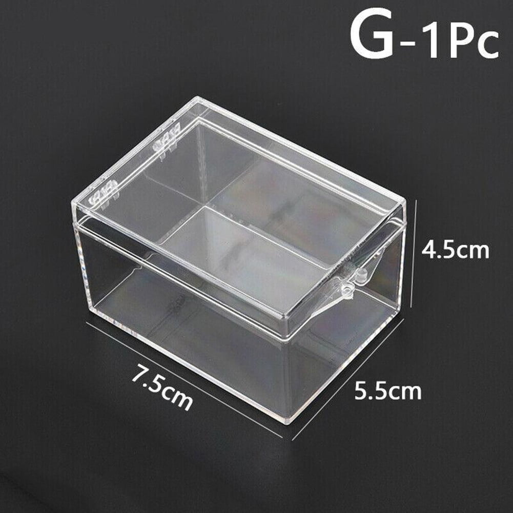 Clear Plastic Box Rectangular Insect Specimen Display Desktop Storage