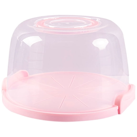 Clear Plastic Cake Storage Box Transparent Dessert Box For Kitchen Countertops With Secure Lid Kitchen Baking Essential