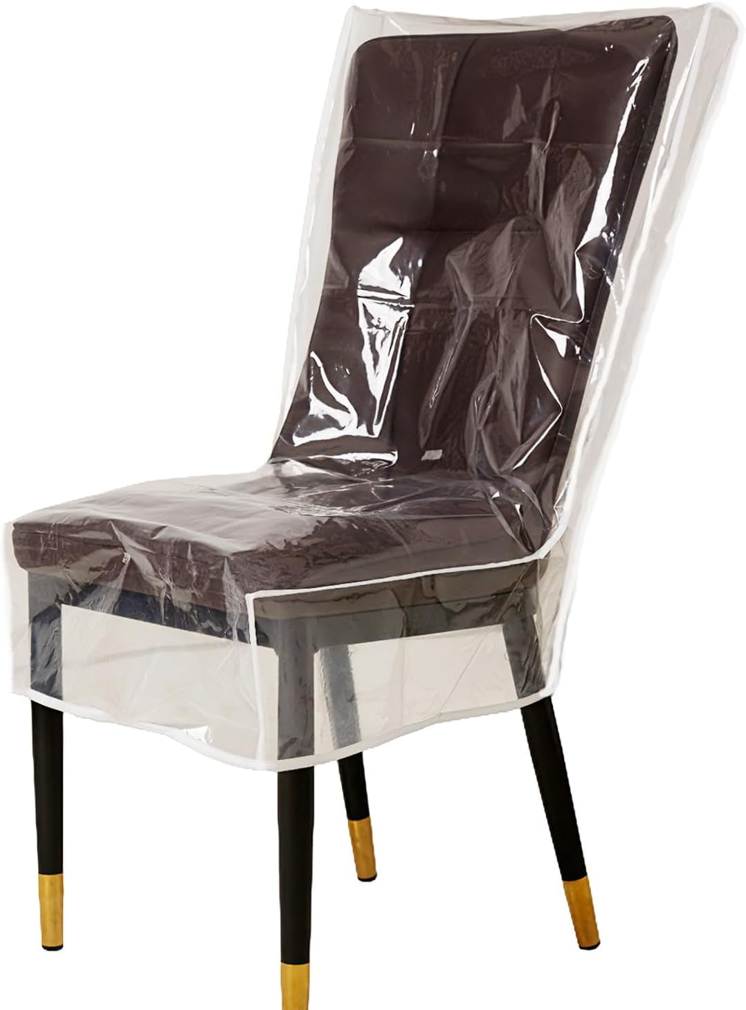 Clear Plastic Chair Covers Cat/Dog Bite Resistant Dining Chair Covers