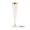 thumbnail image 1 of Clear Plastic Champagne Flutes - 4.5 oz Capacity Shatterproof Disposable Glasses - Suitable for Weddings, Cocktail Parties, and Outdoor Celebrations, 1 of 7