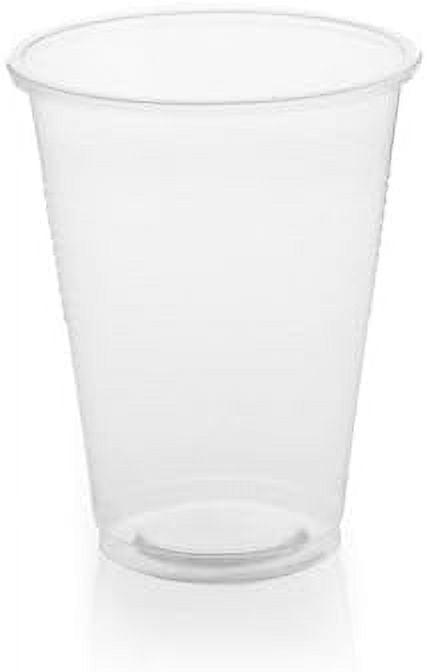 Clear Diamond Plastic Cups - 8 Oz Disposable Drinkware (24 Pack) For Parties & Events