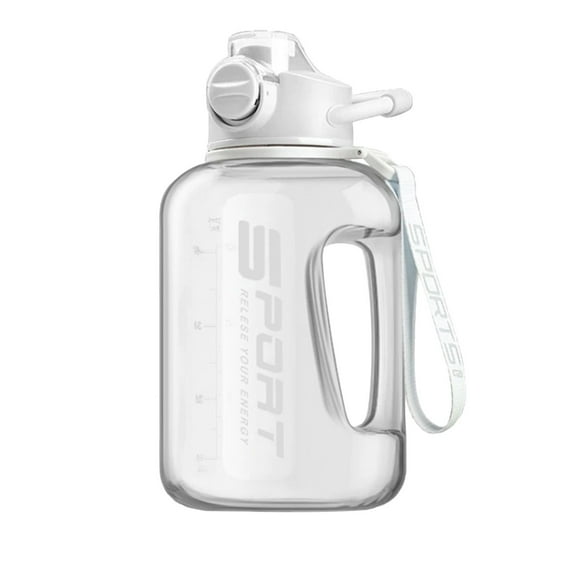 Clear Plastic Cups Large Capacity 1700Ml Portable Anti Fall Outdoor Sports Kettle, Fitness Plastic Water Cup