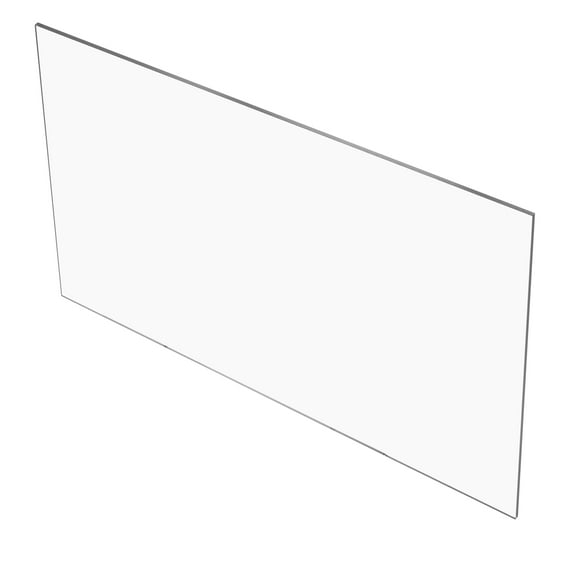 Clear Plastic Dividers with Square Corners - 1/8" T x 42" W x 30" H - Set of 6 Units