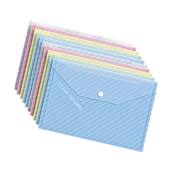 Clear Plastic Document Envelope Waterproof File Organizers For Office Workers