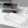 thumbnail image 1 of Clear Plastic Document Organizer Box | Moistureproof File Archive Box with Lid - Large Capacity for Papers, Office Desk Organization, Home Filing System, 2 Size Options Available, 1 of 6
