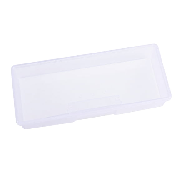 Clear Plastic Drawer Organizer Single Compartment for Vanity and Office Desk