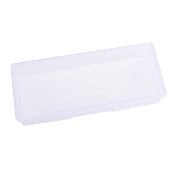 Clear Plastic Drawer Organizer Single Compartment for Vanity and Office Desk
