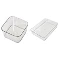 thumbnail image 1 of Clear Drawer Organizers Set Versatile Bathroom And Vanity Drawer Organizer Trays Storage For Makeup Bedroom Kitchen Gadgets Utensils And Off Ice, 1 of 7