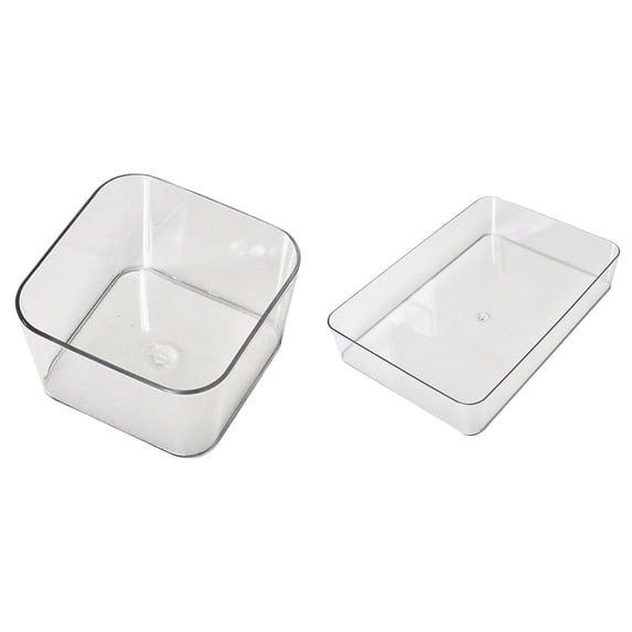Clear Drawer Organizers Set Versatile Bathroom And Vanity Drawer Organizer Trays Storage For Makeup Bedroom Kitchen Gadgets Utensils And Off Ice