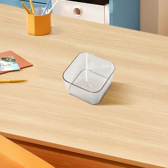 Clear Plastic Drawer Organizers Set - Versatile Stackable Trays for Bathroom Vanity, Bedroom, Kitchen & Office, Ideal for Makeup, Utensils & Gadgets