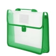 thumbnail image 1 of Clear Plastic Expandable Envelope with Buckle Closure, A4 Size Document Organizer for School, Office and Home Use, 1 of 4