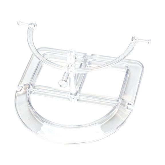 Clear Plastic Eyeglass Display Stand for Dresser, Desk, and Retail Counter